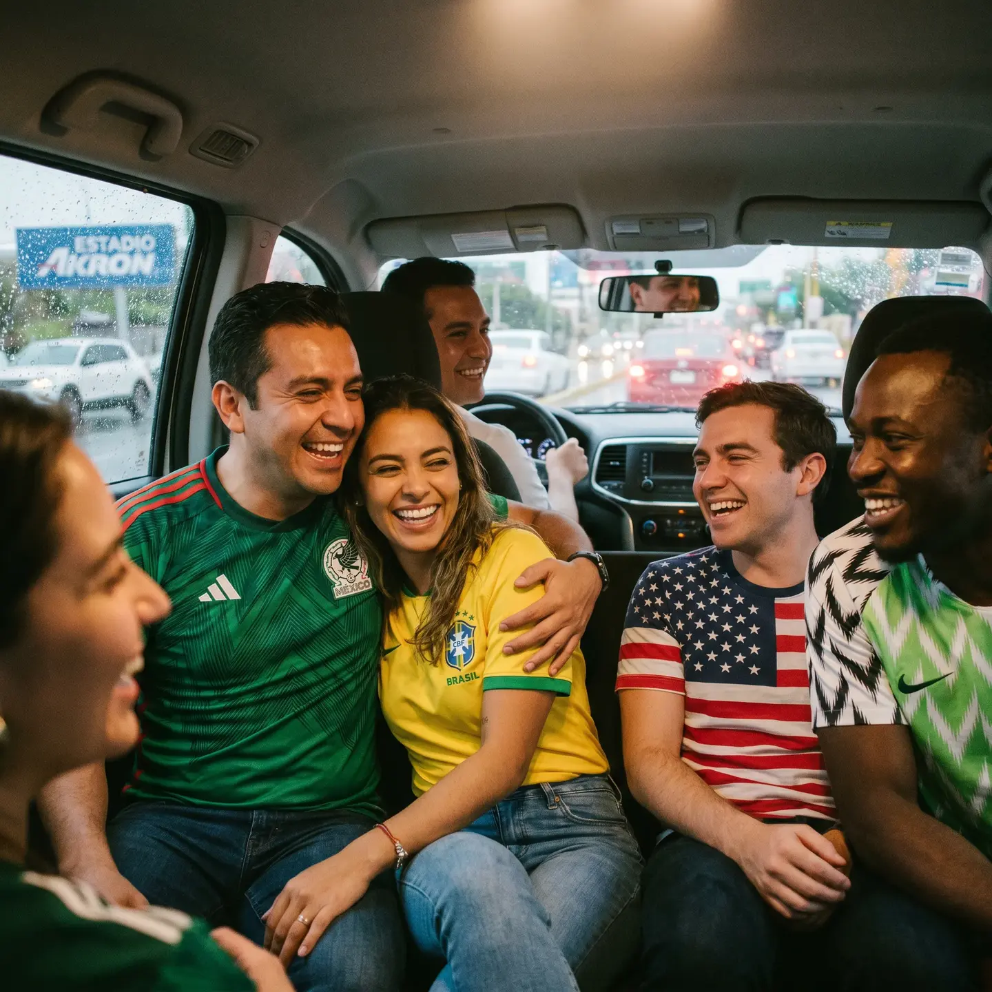 Uber ride to FIFA stadium