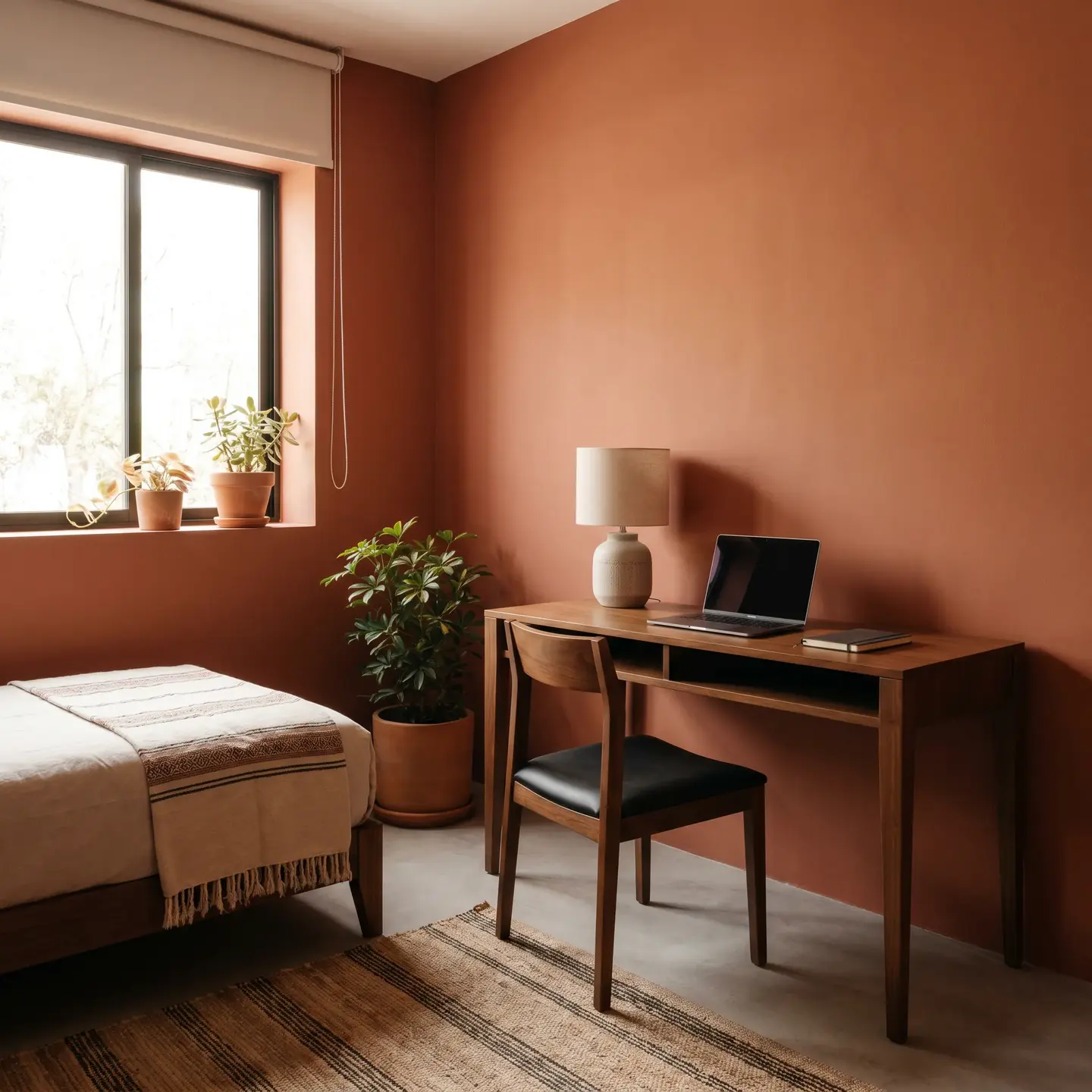 Private room workspace in coliving