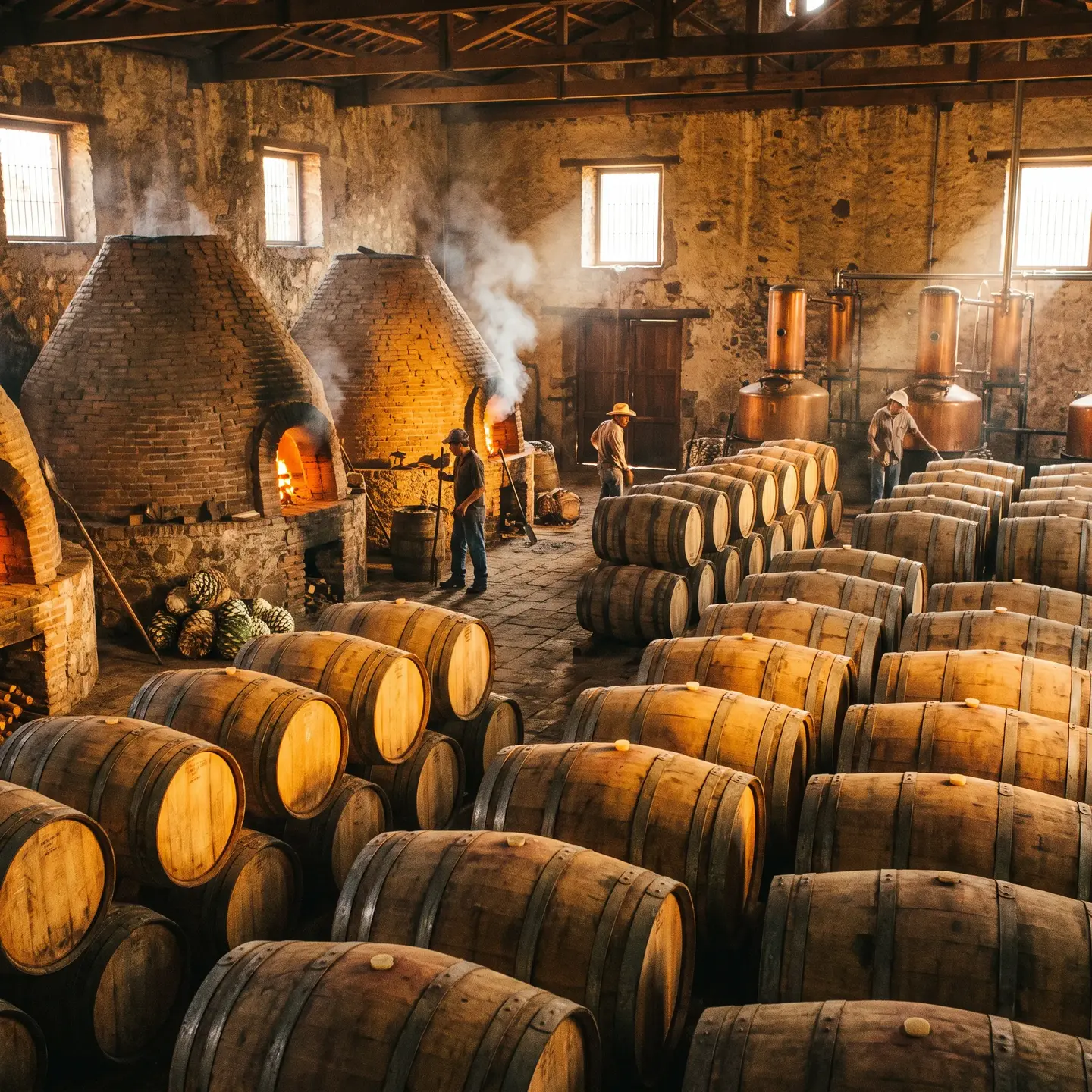 Tequila distillery interior